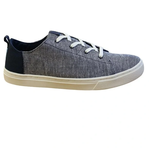 Toms Shoes Toms Lenny Chambray Lace Up Youths Kids Trainers